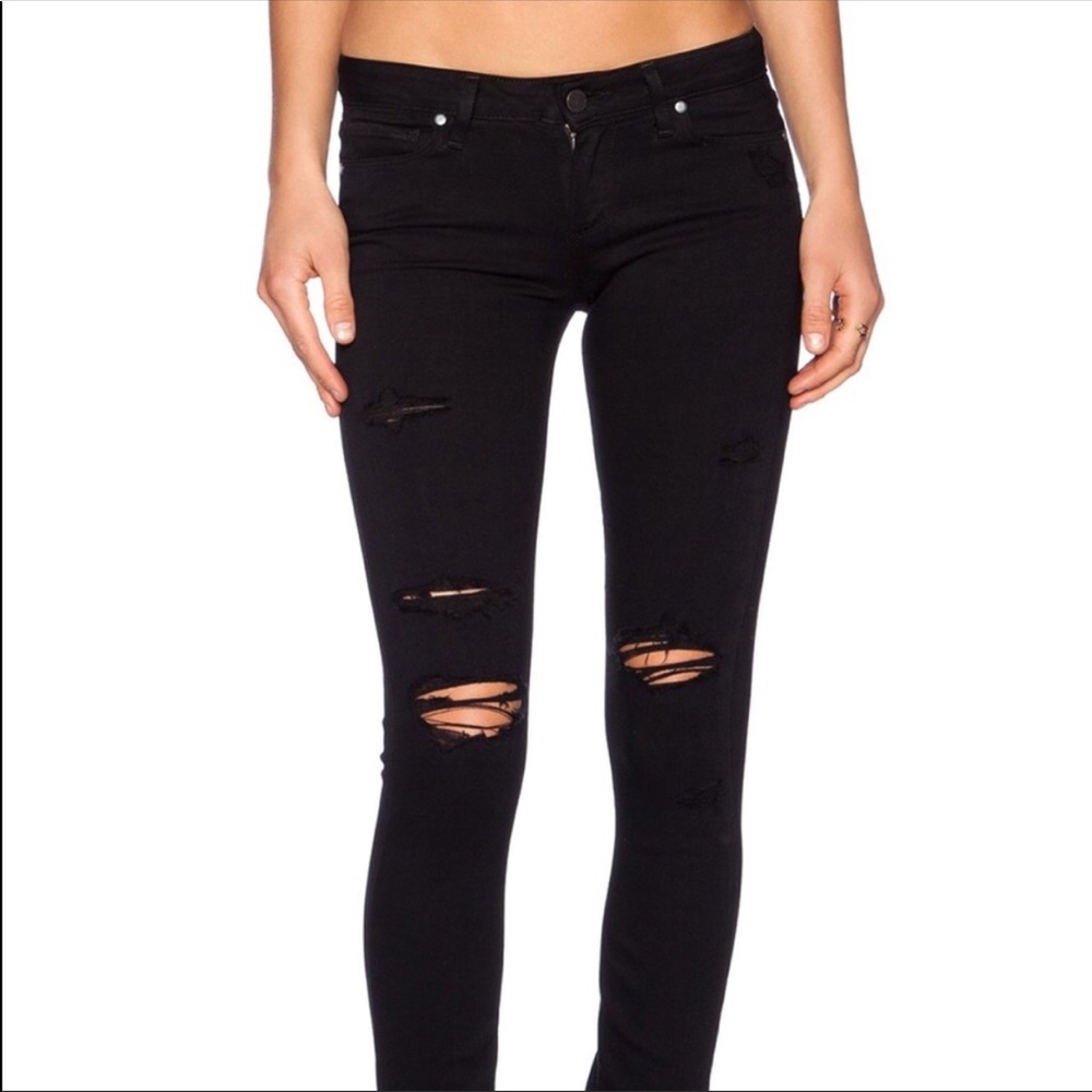 PAIGE | verdugo ultra skinny jeans distressed